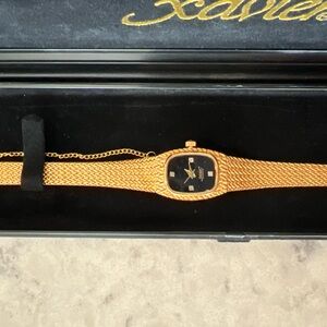 Xavier Women’s Wrist Watch 4 diamonds NWOT
